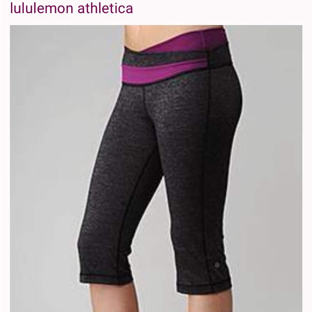 lululemon athletica Astro crop size 4